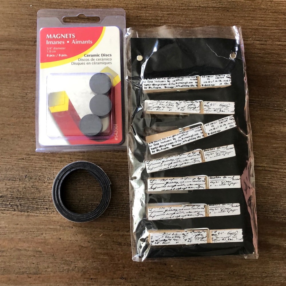 SOLD: Paris Clothespin Craft Pack and Magnets